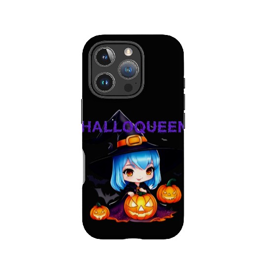 Hallo Light Blue Witch IPhone Cases