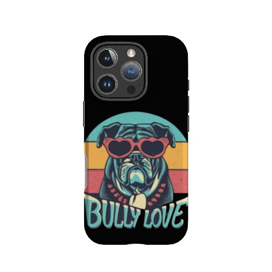 Dog Love Bully Retro IPhone Cases Dog owner Bully lover