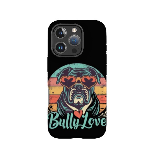 Dog Love Bully Retro IPhone Cases Dog owner Bully lover