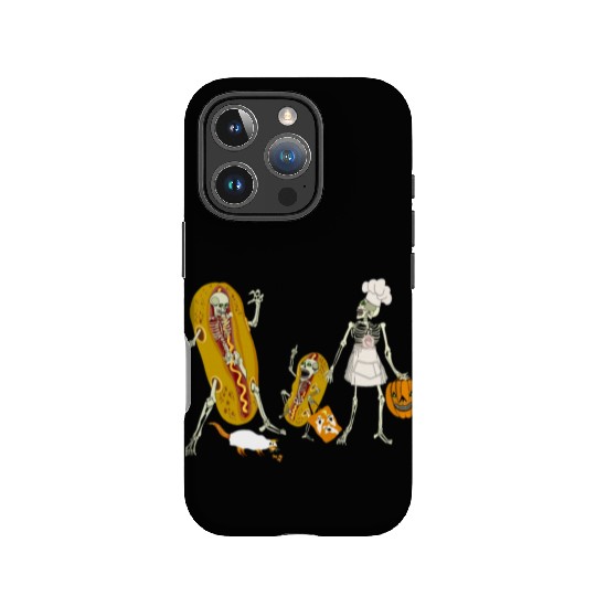 Booo Yaaah Halloween Skeleton Family! IPhone Cases