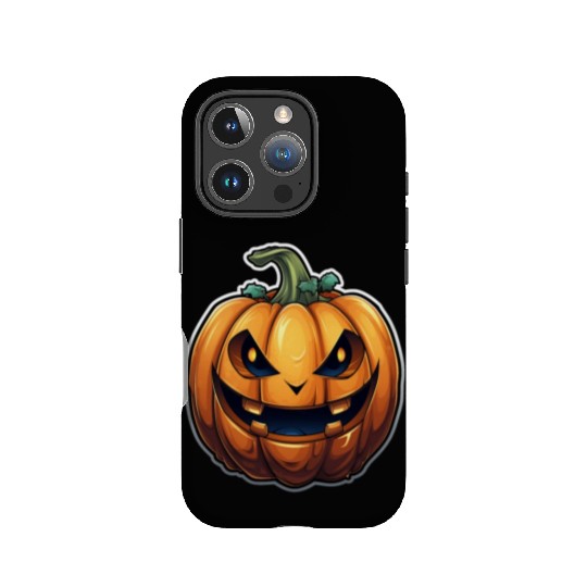 Scary Pumpkin Face I Spooky Halloween IPhone Cases