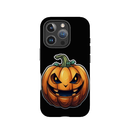 Scary Pumpkin Face I Spooky Halloween IPhone Cases
