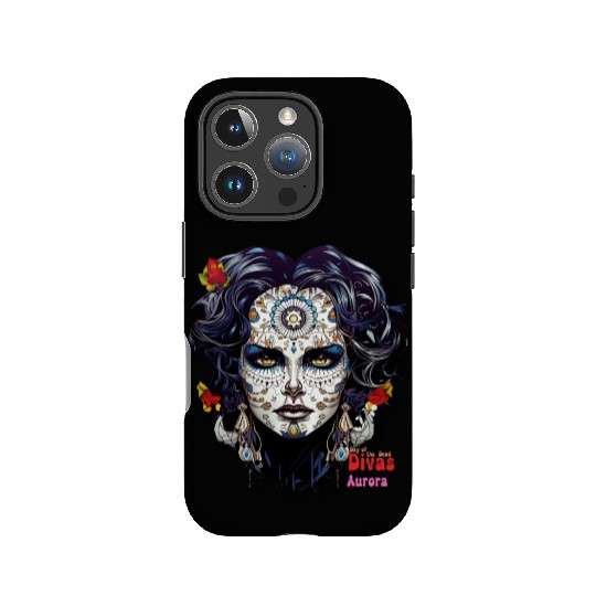 Day of the Dead Divas - Aurora IPhone Cases