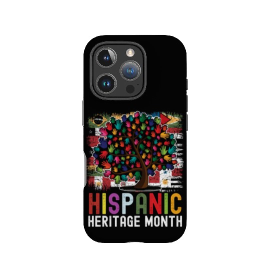Hispanic Heritage Month Hand Flags Latin IPhone Cases