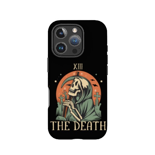 The Death Magic Tarot Skeleton Halloween IPhone Cases