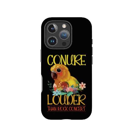 Conure louder than rock concert IPhone Cases