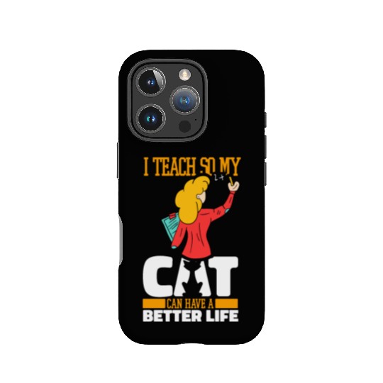 Daycare Teacher Cat IPhone Cases