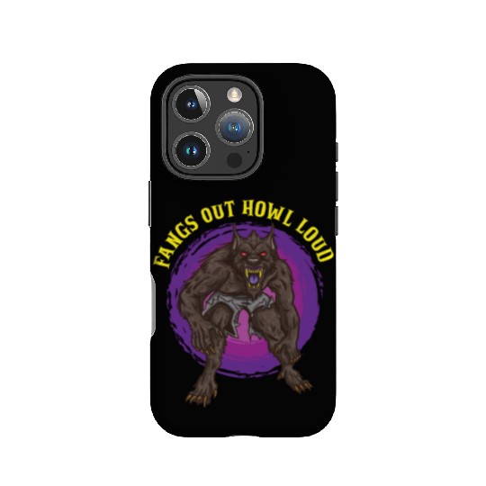 Funny Horror Werewolf Lycanthropy Full Moon Shapes IPhone Cases