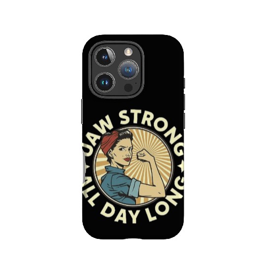 UAW strong all day long UAW Strike Red IPhone Cases