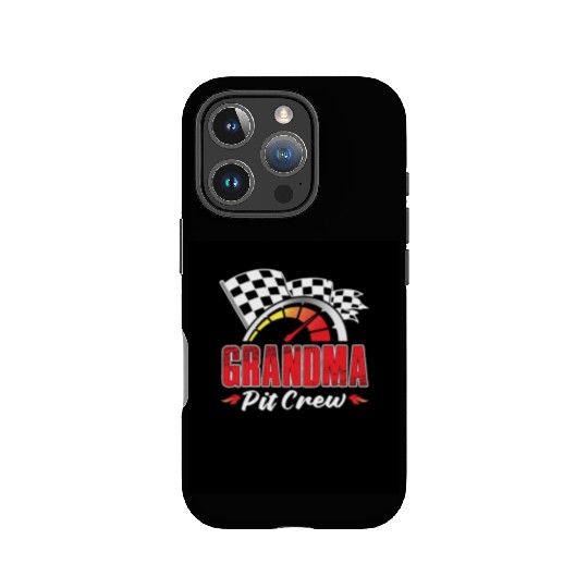 Grandma Pit Crew IPhone Cases