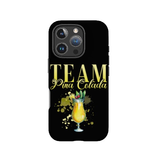 Team Pina Colada Cocktail Bartender IPhone Cases