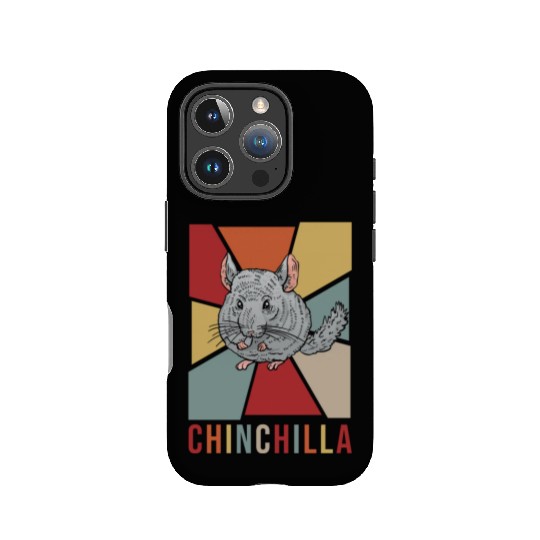 Chinchilla Retro Animal Graphic Vintage Style IPhone Cases