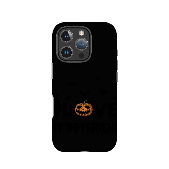 I Love My boyfriend Halloween lovers IPhone Cases