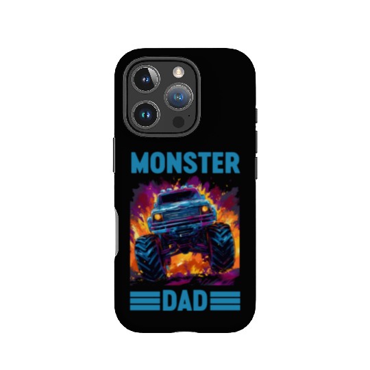 Monster Truck Dad Monster Dad Dad Trucker Retro IPhone Cases