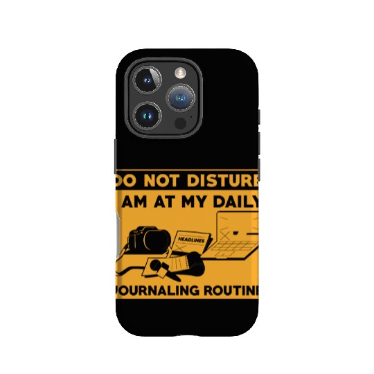 Journaling Routine Funny Do not Disturb Journaling IPhone Cases