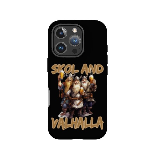 Skol and Valhalla Viking for a Men and Women IPhone Cases