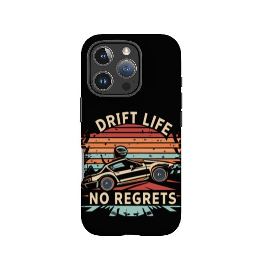 Vintage Drift Life No Regrets IPhone Cases