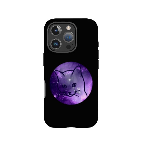Galaxy Space Cat Funny Cat Lover IPhone Cases