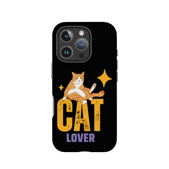 Cat Lover Feline Fanatic IPhone Cases