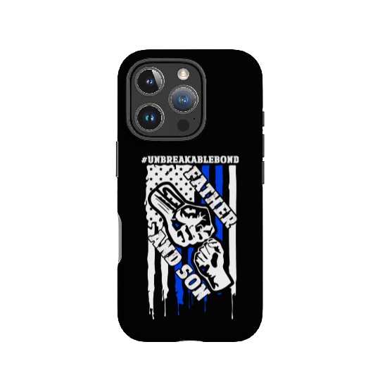 Unbreakable Father And Son Usa Flag IPhone Cases