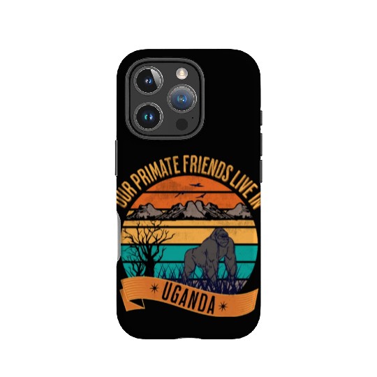Uganda Gorilla Our Primate Friends IPhone Cases