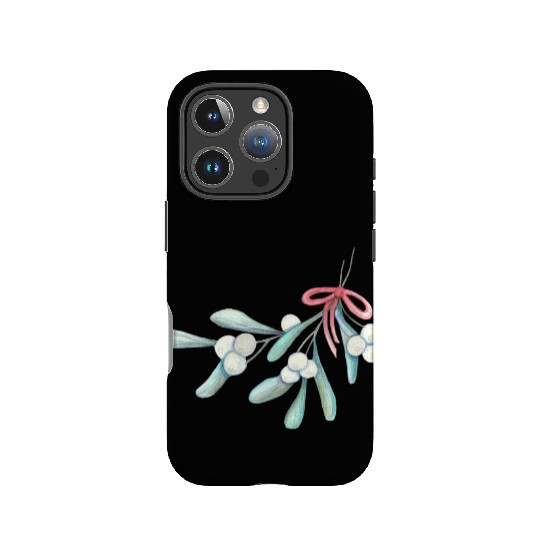Fresh Mistletoe Bundle - Holiday Tradition IPhone Cases