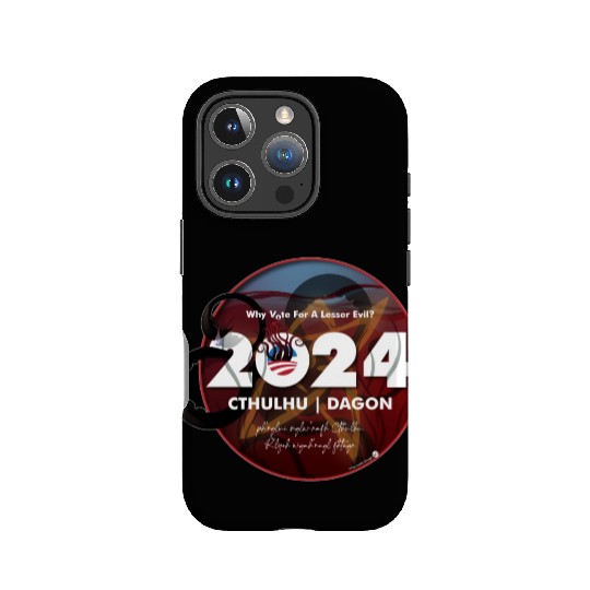 Why vote for a lesser evil? Cthulhu and Dagon 2024 IPhone Cases