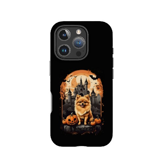 Pomeranian Boo-tiful Halloween Delight IPhone Cases