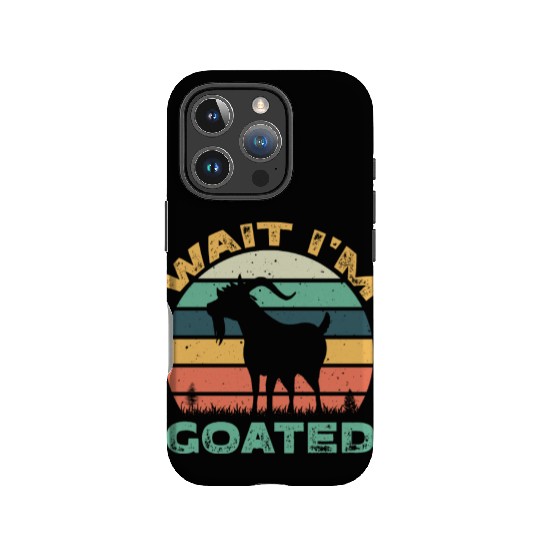 Oh wait i m goated vintage IPhone Cases