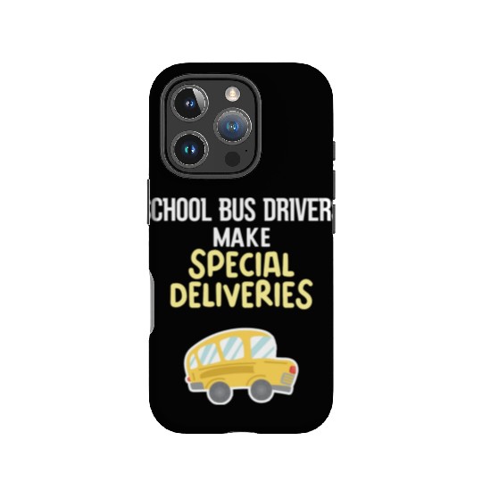 School Bus Drivers Make Special Deliveries IPhone Cases