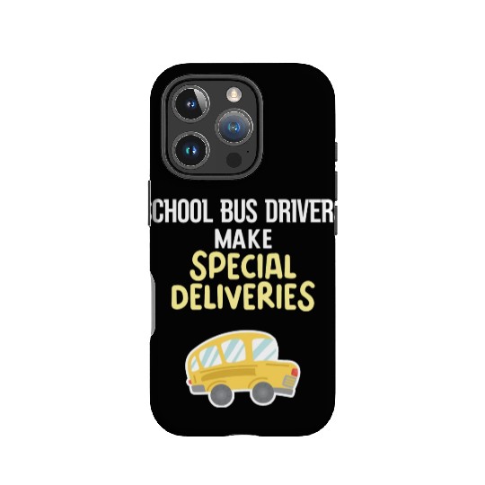 School Bus Drivers Make Special Deliveries IPhone Cases