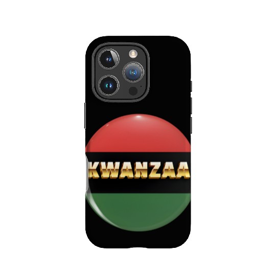 Embracing Kwanzaa: Red, Green, and Black Pride. IPhone Cases