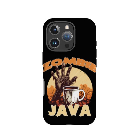 Zombie Java Coffee and Halloween IPhone Cases