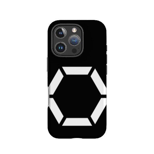 White Hexagon Shape IPhone Cases