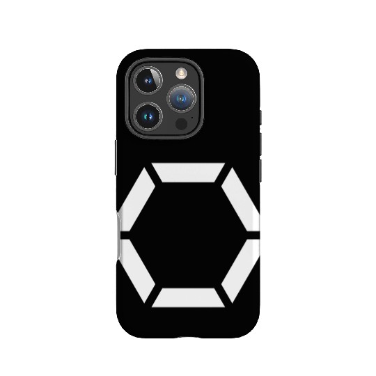 White Hexagon Shape IPhone Cases