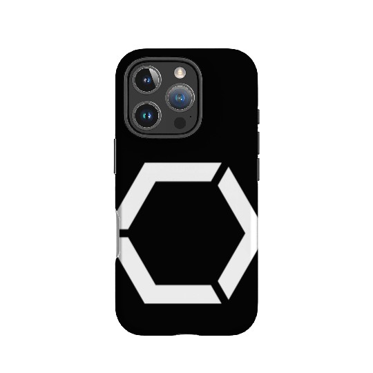 White Hexagon Shape IPhone Cases