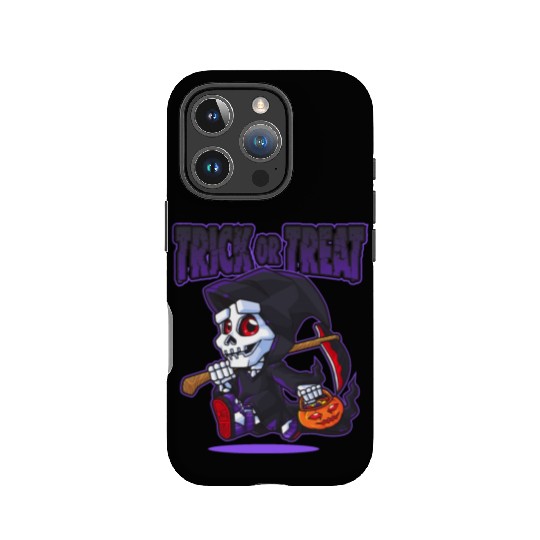 Halloween Trick or Treat Grim Reaper IPhone Cases