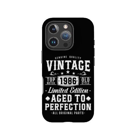 Vintage 1986 Birthday Surprise IPhone Cases