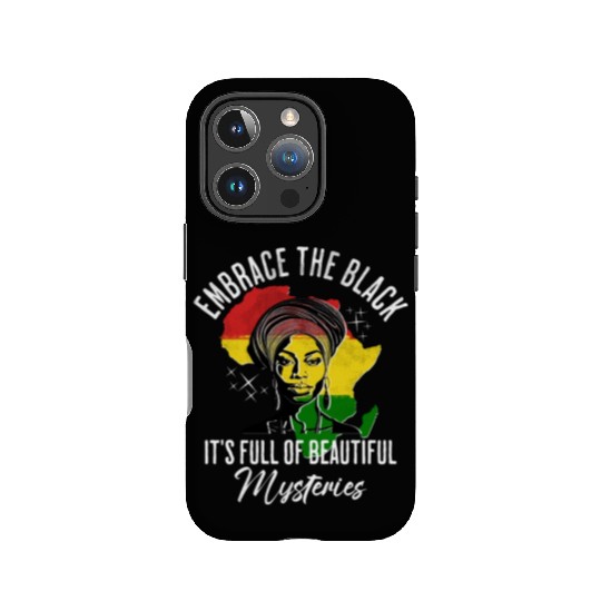 Black History Month Beautiful Woman IPhone Cases