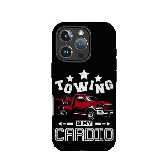 Towing is my cardio Tow truck driver IPhone Cases