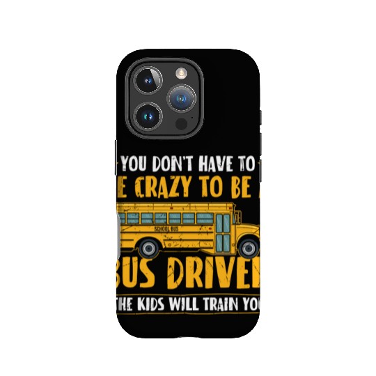 Funny School Bus Driver IPhone Cases