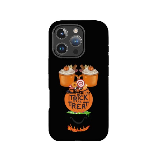 pumpkin spice trick or treat witches brew IPhone Cases