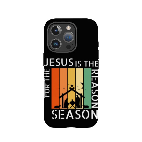 Retro Jesus is the Reason for the Season IPhone Cases