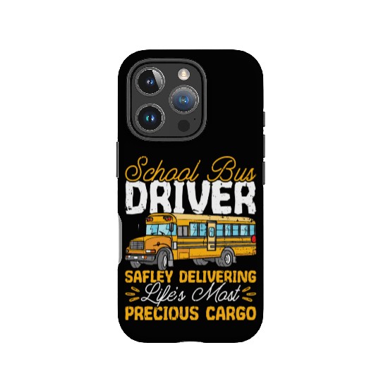 School Bus Adult Delivery Specialist Bus Driver IPhone Cases