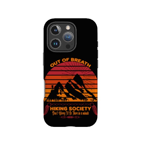 Out of Breath Hiking Society IPhone Cases