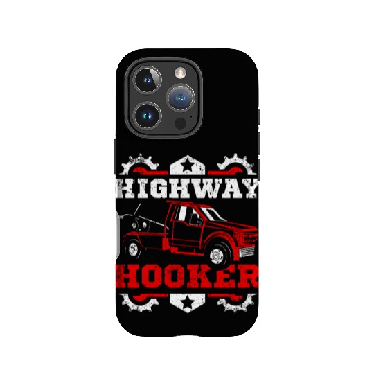 Funny highway hoker Tow truck driver IPhone Cases
