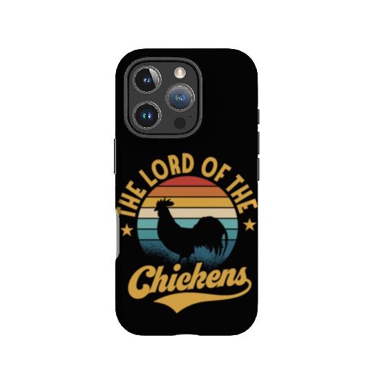 The Lord Of The Chickens Hen Farmer Farming IPhone Cases