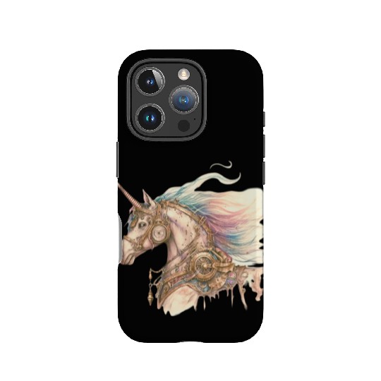 Steampunk Vintage Unicorn IPhone Cases