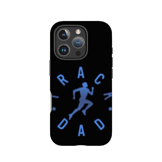 Father IPhone Cases, Track Dad Pocket IPhone Cases, Race Father's