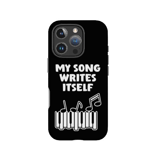 Song Writes Itself Song Writer Musicians Music IPhone Cases